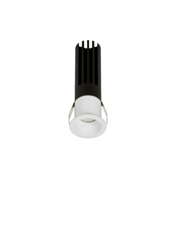 Oprawa wpuszczana minimalistyczna Luces Exclusivas CALATA, biała, LED 5 W 3000 K, Ø 3 cm – LE62122