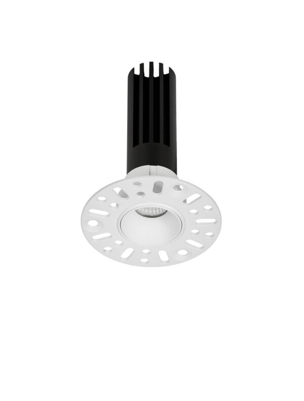 Oprawa wpuszczana minimalistyczna Luces Exclusivas CALATA, biała, LED 5 W 3000 K, Ø 6 cm – LE62124