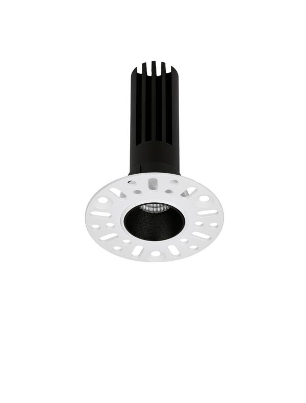 Oprawa wpuszczana minimalistyczna Luces Exclusivas CALATA, czarna, LED 5 W 3000 K, Ø 6 cm – LE62125