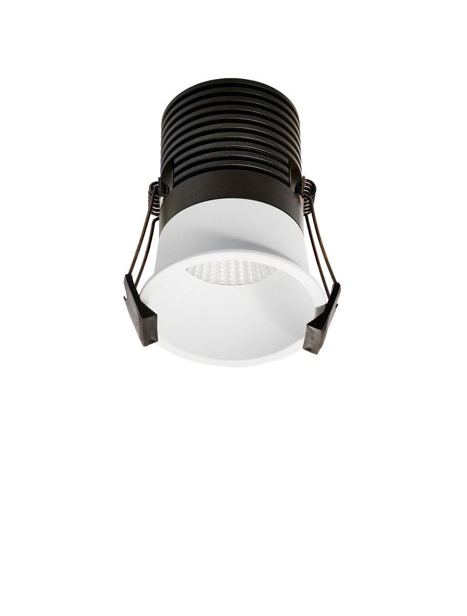 Oprawa wpuszczana nowoczesna Luces Exclusivas CAMARI, biała, LED 20 W 4000 K, Ø 7,4 cm – LE62148