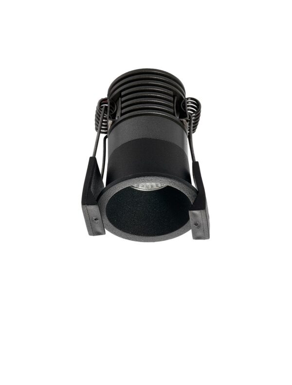 Oprawa wpuszczana industrialna Luces Exclusivas CAMARI, czarna, LED 6 W 4000 K, Ø 4 cm – LE62149