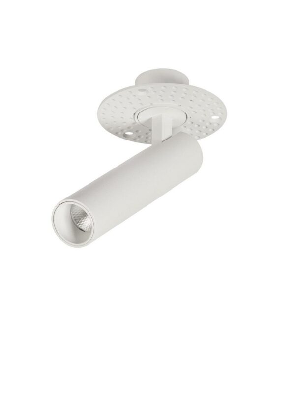 Oprawa wpuszczana minimalistyczna Luces Exclusivas CAMBIL, biała, LED 7 W 3000 K, Ø 2,7 cm – LE62189