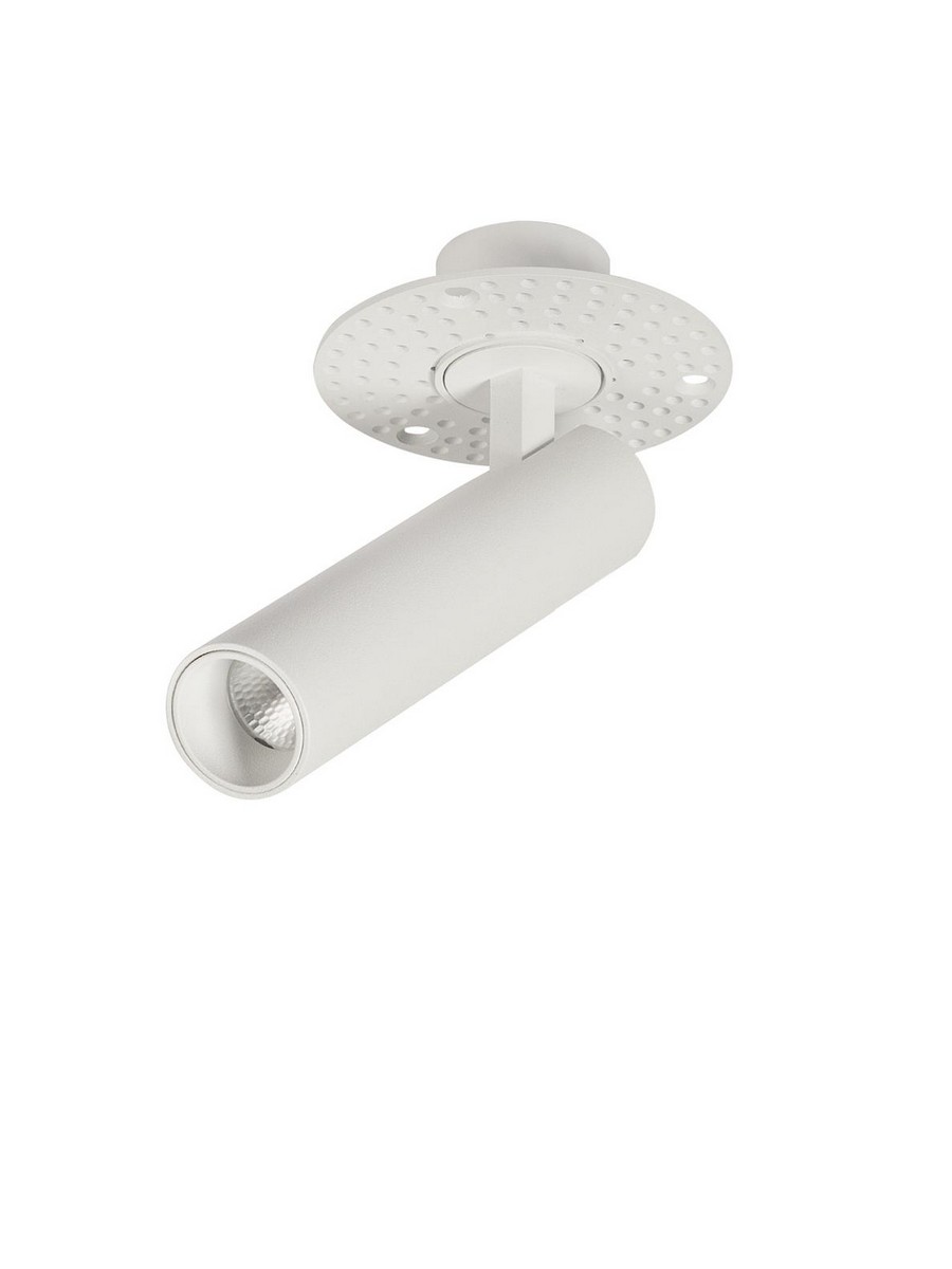 Oprawa wpuszczana minimalistyczna Luces Exclusivas CAMBIL, biała, LED 7 W 3000 K, Ø 2,7 cm – LE62189