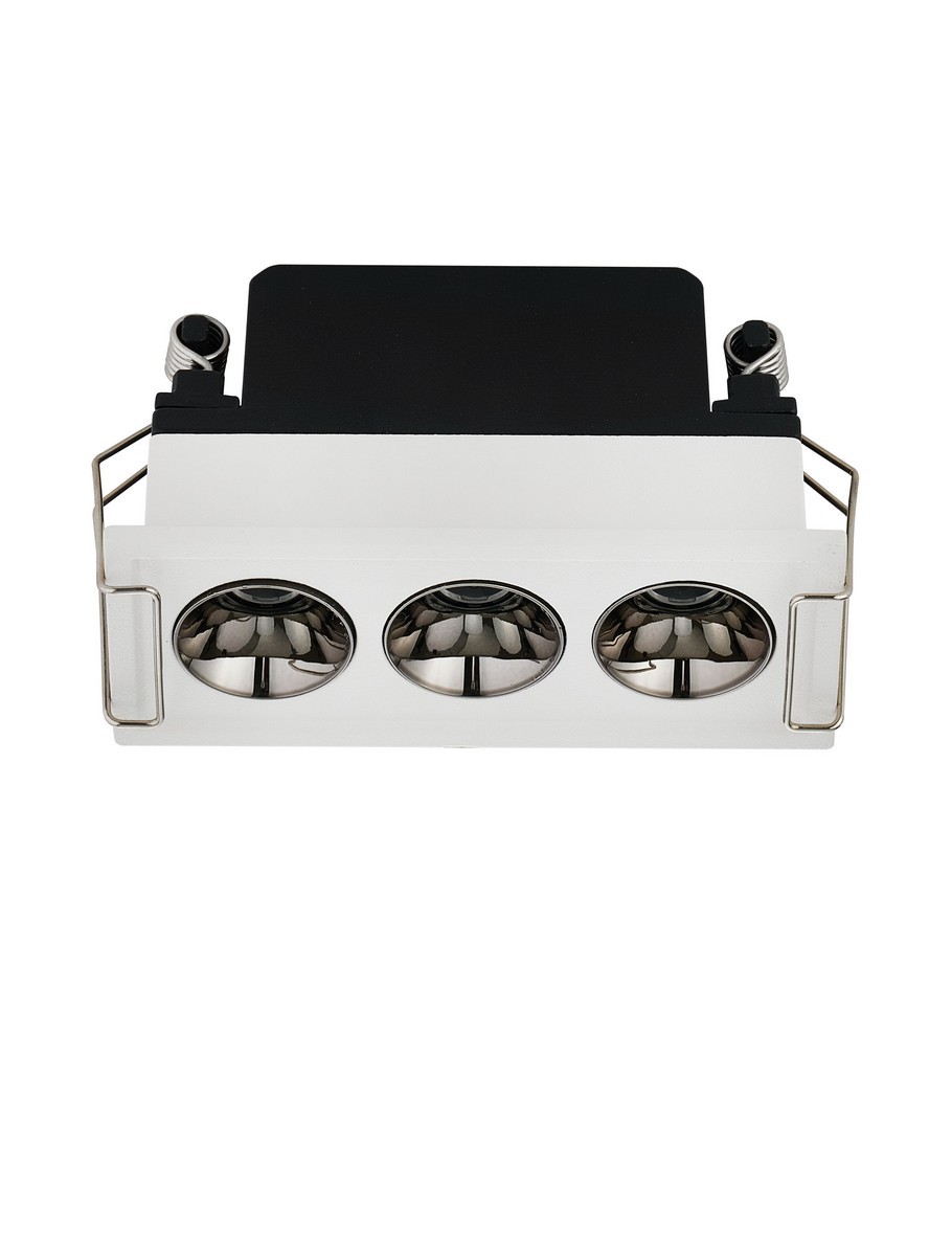 Oprawa wpuszczana nowoczesna Luces Exclusivas CARCAIX, biała, LED 6 W 3000 K, szer. 3 cm – LE62221