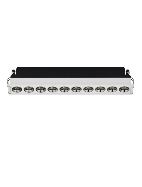 Oprawa wpuszczana minimalistyczna Luces Exclusivas CARCAIX, biała, LED 15 W 3000 K, szer. 3 cm – LE62225