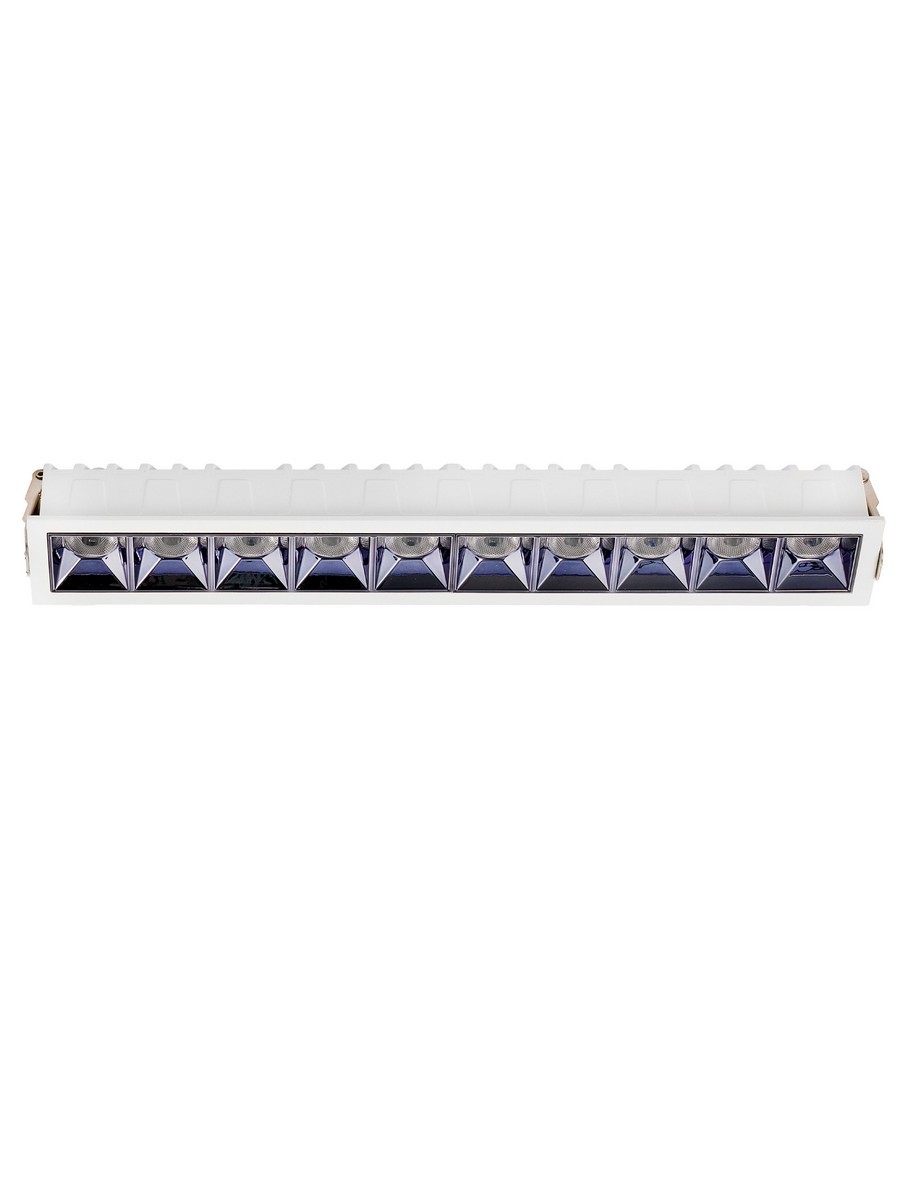 Oprawa wpuszczana minimalistyczna Luces Exclusivas CARMON, biała, LED 20 W 3000 K, szer. 4,4 cm – LE62240