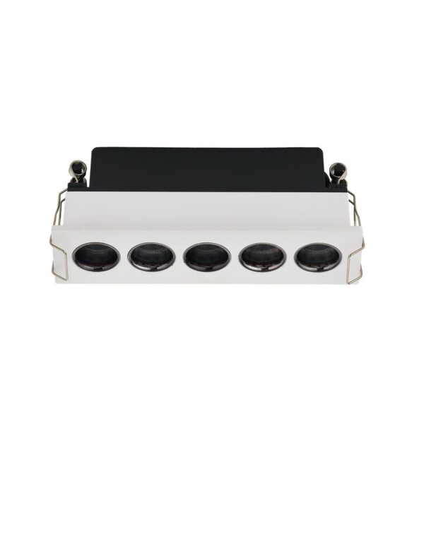Oprawa wpuszczana minimalistyczna Luces Exclusivas CARRIZ, biała, LED 8 W 3000 K, szer. 3,2 cm – LE62244