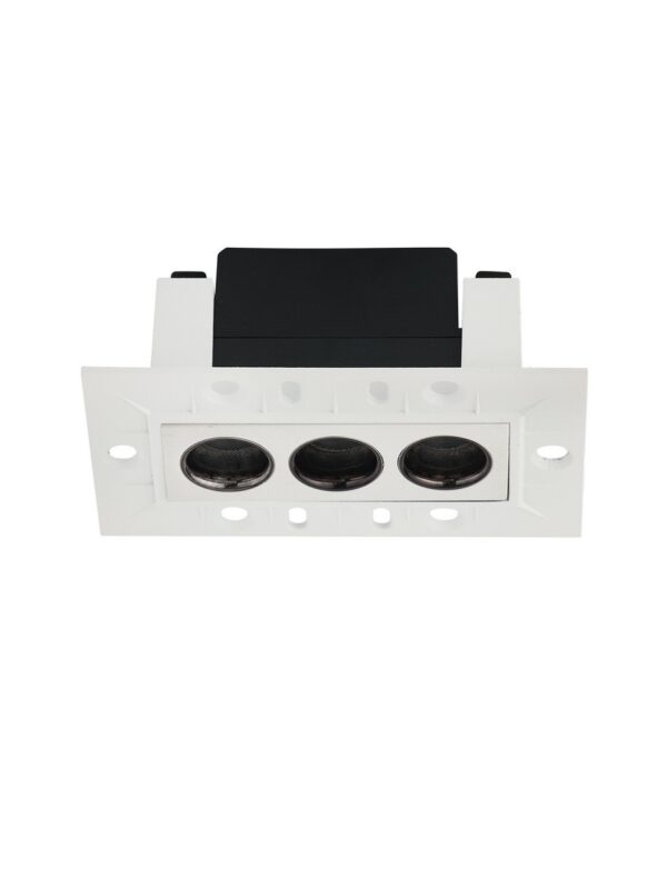 Oprawa wpuszczana minimalistyczna Luces Exclusivas CARRIZ, biała, LED 6 W 3000 K, szer. 5,3 cm – LE62248