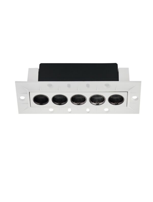 Oprawa wpuszczana minimalistyczna Luces Exclusivas CARRIZ, biała, LED 8 W 3000 K, szer. 5,3 cm – LE62250