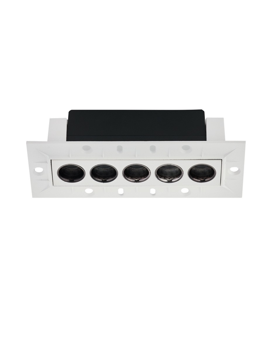 Oprawa wpuszczana minimalistyczna Luces Exclusivas CARRIZ, biała, LED 8 W 3000 K, szer. 5,3 cm – LE62250