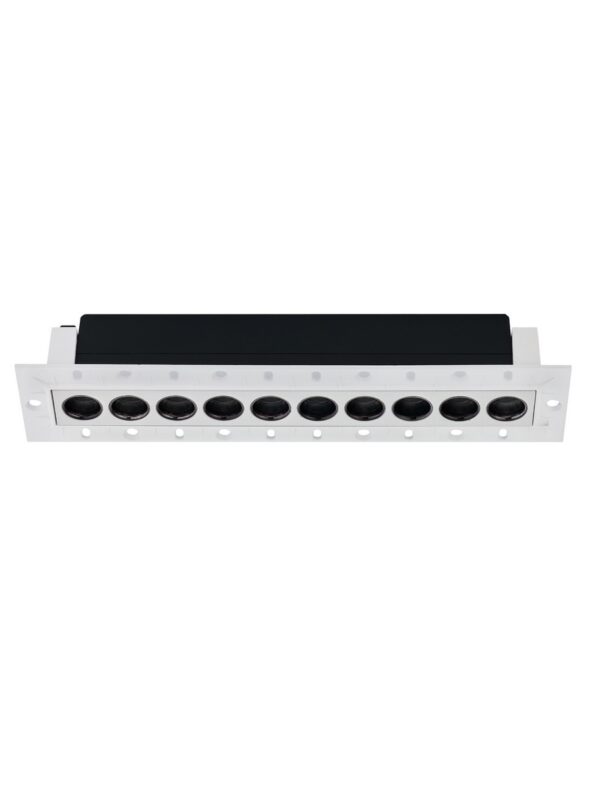 Oprawa wpuszczana minimalistyczna Luces Exclusivas CARRIZ, biała, LED 14 W 3000 K, szer. 5,3 cm – LE62252