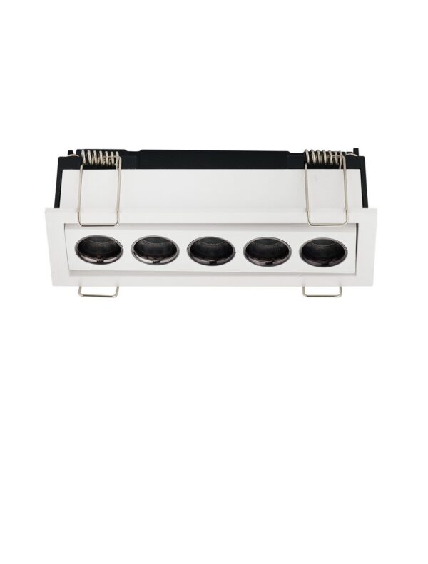 Oprawa wpuszczana minimalistyczna Luces Exclusivas CARRIZ, biała, LED 8 W 3000 K, szer. 5,3 cm – LE62256