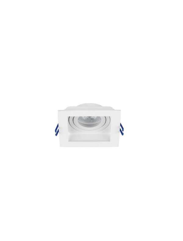 Oprawa wpuszczana nowoczesna Luces Exclusivas CASTIL, biała, 1 × GU10, szer. 10 cm – LE62276