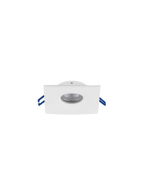 Oprawa wpuszczana minimalistyczna Luces Exclusivas CAUDETE, biała, 1 × GU10, szer. 9,8 cm – LE62284