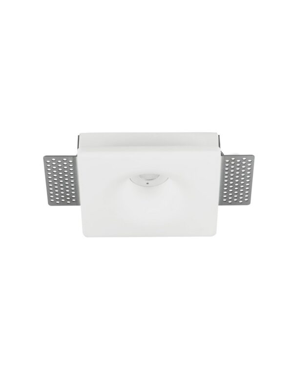 Oprawa wpuszczana nowoczesna Luces Exclusivas CERVER, biała, LED 3 W 3000 K, szer. 12 cm – LE62286