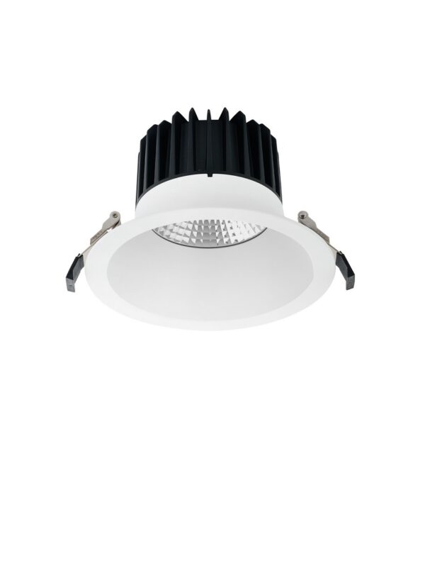 Oprawa wpuszczana nowoczesna Luces Exclusivas CHAUEN, biała, LED 30 W, Ø 19 cm – LE62293