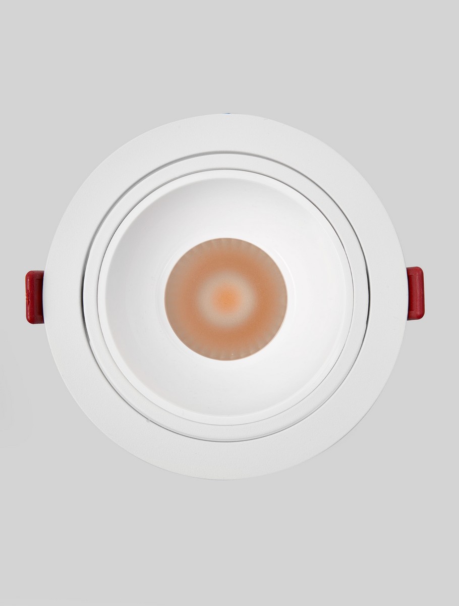 Oprawa wpuszczana minimalistyczna Luces Exclusivas CHINCH, biała, LED 30 W 3000 K, Ø 13 cm – LE62308 - obrazek 3