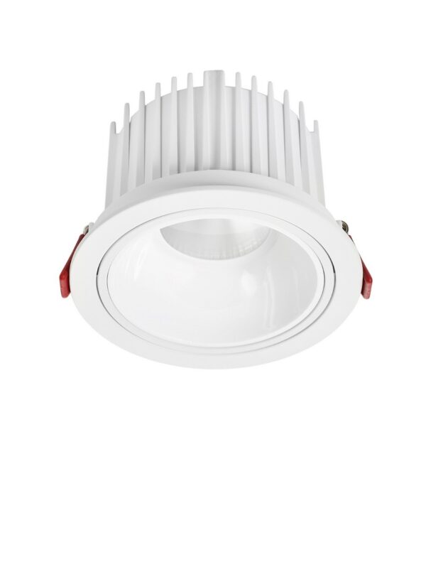 Oprawa wpuszczana minimalistyczna Luces Exclusivas CHINCH, biała, LED 40 W 3000 K, Ø 15 cm – LE62309