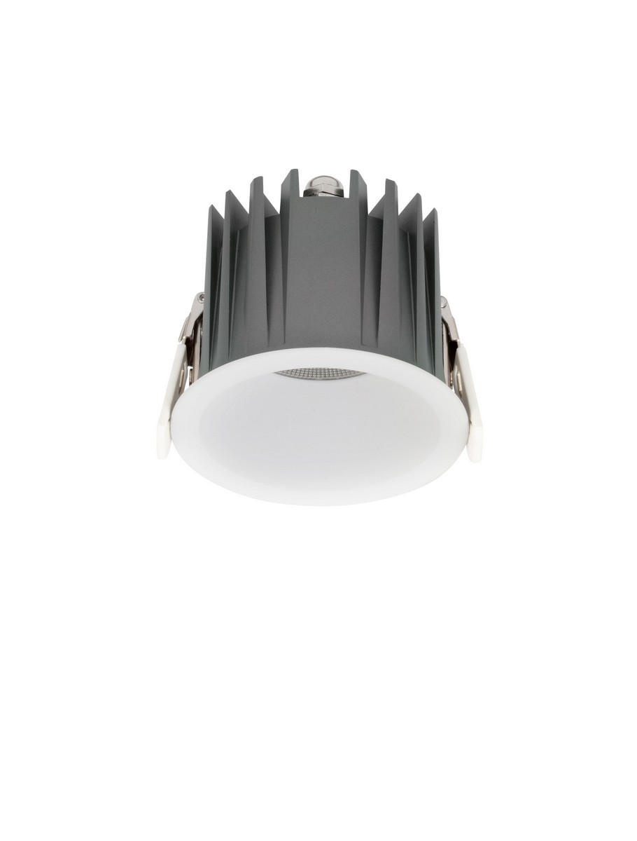 Oprawa wpuszczana nowoczesna Luces Exclusivas COBISA, biała, LED 15 W 4000 K, Ø 8,3 cm – LE62326