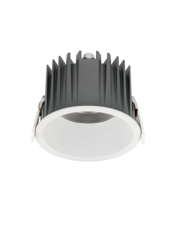 Oprawa wpuszczana nowoczesna Luces Exclusivas COBISA, biała, LED 25 W 4000 K, Ø 10,3 cm – LE62328