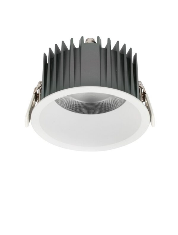Oprawa wpuszczana nowoczesna Luces Exclusivas COBISA, biała, LED 35 W 3000 K, Ø 13,2 cm – LE62329