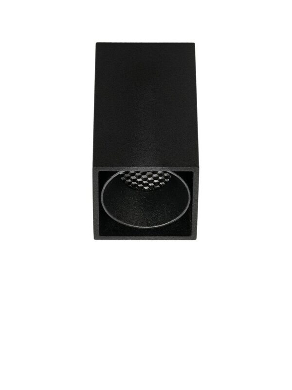Reflektor sufitowy minimalistyczny Luces Exclusivas COMILL, czarny, LED 5 W 3000 K, szer. 4 cm – LE62378