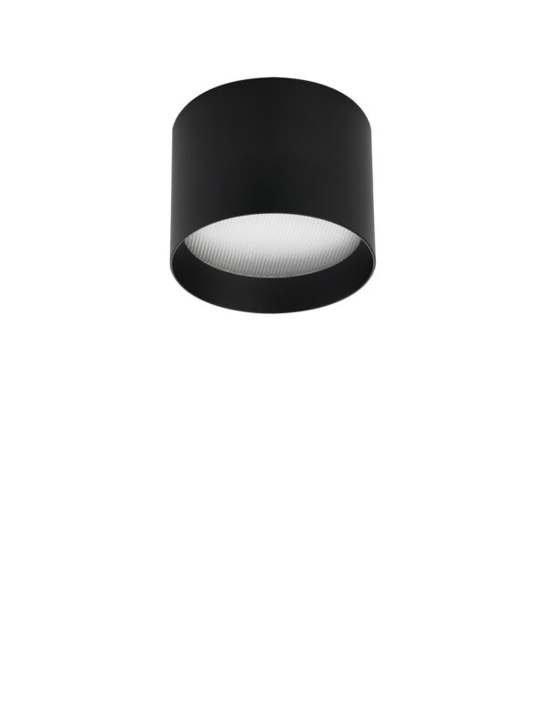 Plafon nowoczesny Luces Exclusivas CULLER, czarny, LED 14 W 3000 K, Ø 12 cm – LE62394