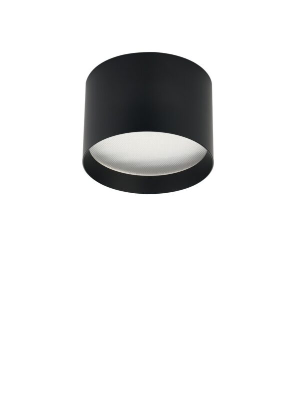 Plafon nowoczesny Luces Exclusivas CULLER, czarny, LED 20 W 3000 K, Ø 14,4 cm – LE62396
