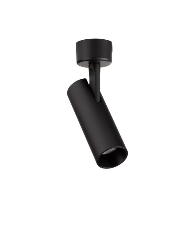 Reflektor sufitowy nowoczesny Luces Exclusivas DAIMIE, czarny, LED 8 W 3000 K, Ø 4,5 cm – LE62406