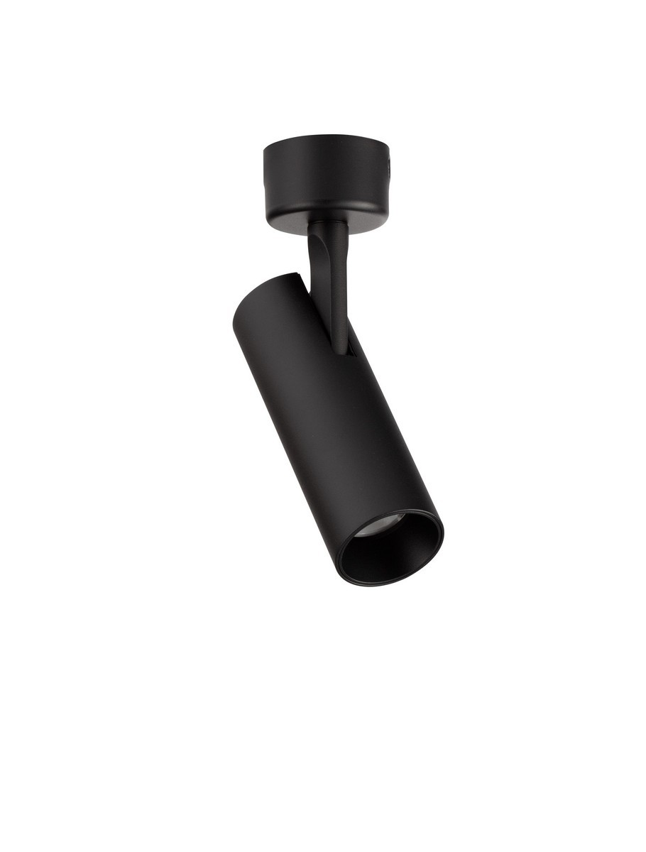 Reflektor sufitowy nowoczesny Luces Exclusivas DAIMIE, czarny, LED 8 W 3000 K, Ø 4,5 cm – LE62406