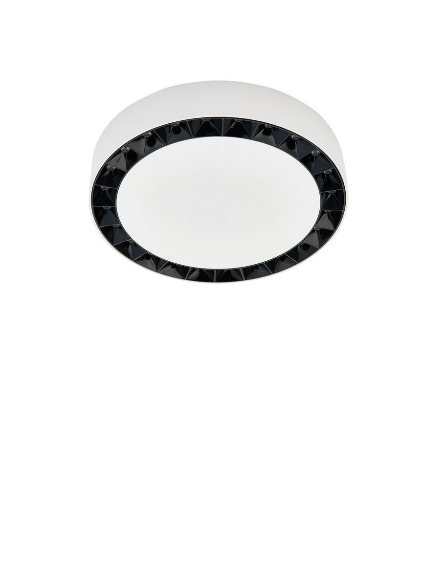 Reflektor sufitowy nowoczesny Luces Exclusivas DAROCA, biały, LED 24 W 3000 K, Ø 25,5 cm – LE62413