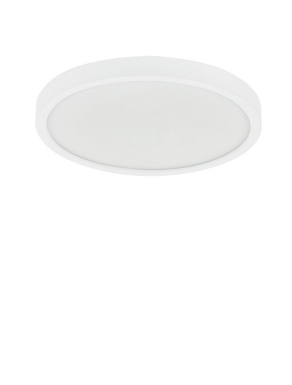 Lampa sufitowa nowoczesna Luces Exclusivas DENIA, biała, LED 18 W, Ø 21,5 cm – LE62415