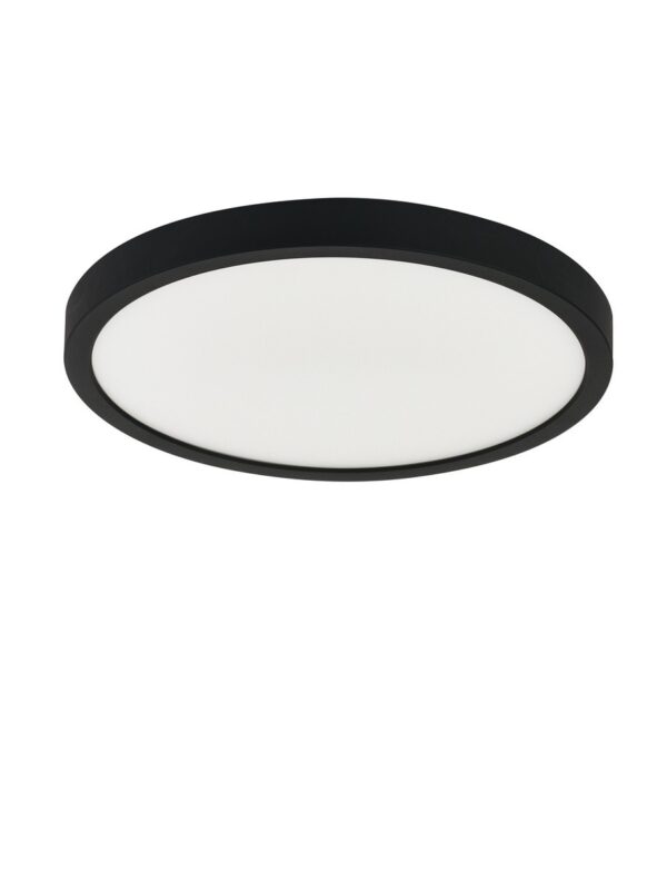 Lampa sufitowa nowoczesna Luces Exclusivas DENIA, czarna, LED 18 W, Ø 21,5 cm – LE62416