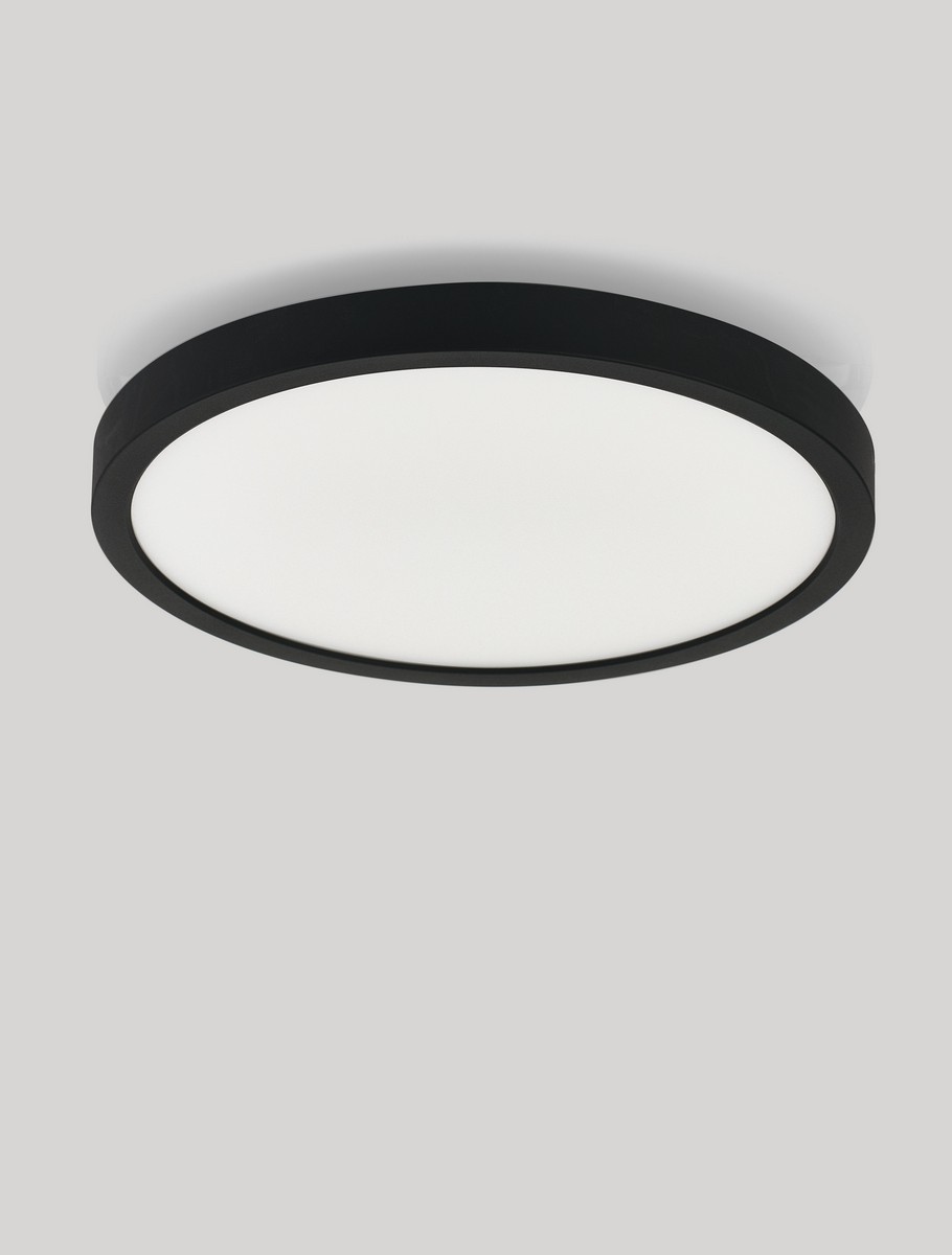 Lampa sufitowa nowoczesna Luces Exclusivas DENIA, czarna, LED 18 W, Ø 21,5 cm – LE62416 - obrazek 2