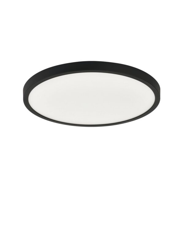Lampa sufitowa nowoczesna Luces Exclusivas DENIA, czarna, LED 24 W, Ø 29 cm – LE62418