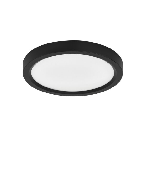 Lampa sufitowa nowoczesna Luces Exclusivas DENIA, czarna, LED 15 W, Ø 20,8 cm – LE62420