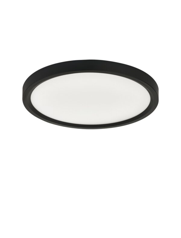 Lampa sufitowa nowoczesna Luces Exclusivas DENIA, czarna, LED 20 W, Ø 29,3 cm – LE62422