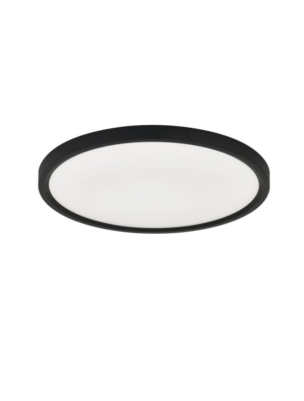 Lampa sufitowa nowoczesna Luces Exclusivas DENIA, czarna, LED 30 W, Ø 39,7 cm – LE62424