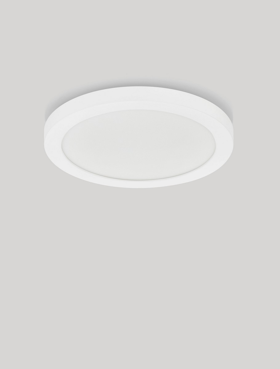 Plafon zewnętrzny nowoczesny Luces Exclusivas DENIA, biały, LED 24 W, Ø 30,7 cm – LE62437 - obrazek 2
