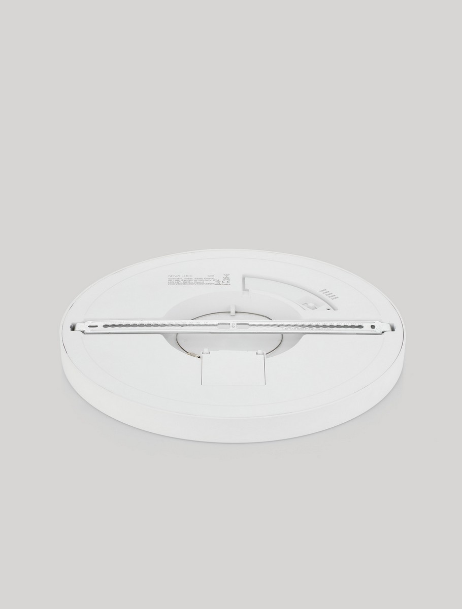 Plafon zewnętrzny nowoczesny Luces Exclusivas DENIA, biały, LED 24 W, Ø 30,7 cm – LE62437 - obrazek 3