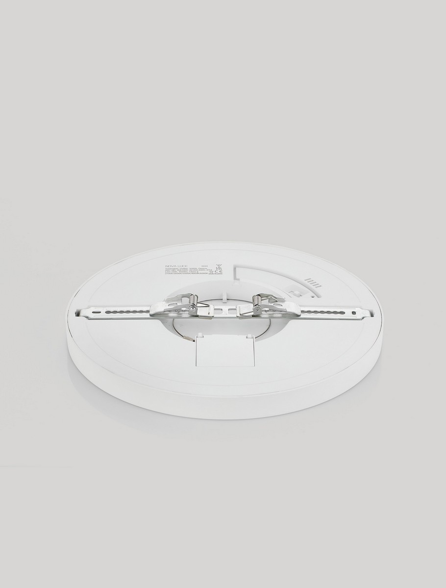 Plafon zewnętrzny nowoczesny Luces Exclusivas DENIA, biały, LED 24 W, Ø 30,7 cm – LE62437 - obrazek 4