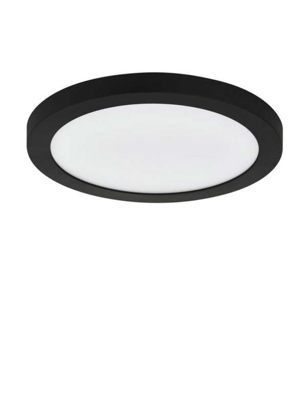 Plafon zewnętrzny nowoczesny Luces Exclusivas DENIA, czarny, LED 24 W, Ø 30,7 cm – LE62438