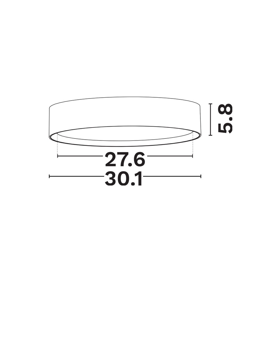 Lampa sufitowa / kinkiet industrialna Luces Exclusivas EIBAR, czarno-złota, LED 24 W, Ø 30,1 cm – LE62447 - obrazek 3