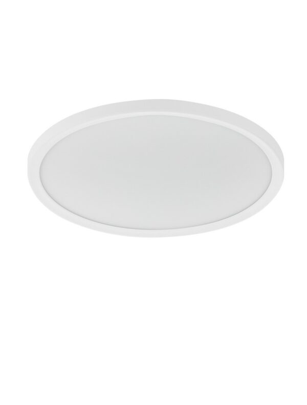 Plafon minimalistyczny Luces Exclusivas ELGOIB, biały, LED 24 W, Ø 42 cm – LE62458