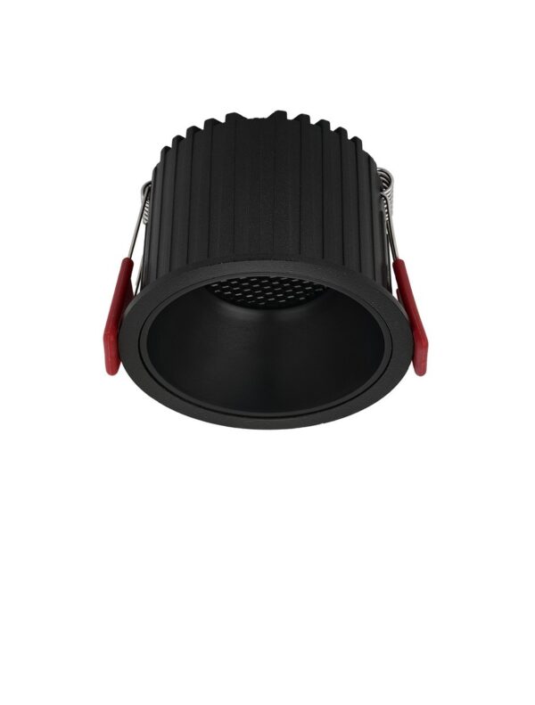 Oprawa wpuszczana minimalistyczna Luces Exclusivas FEMESA, czarna, LED 14 W 3000 K, Ø 8,5 cm – LE62473