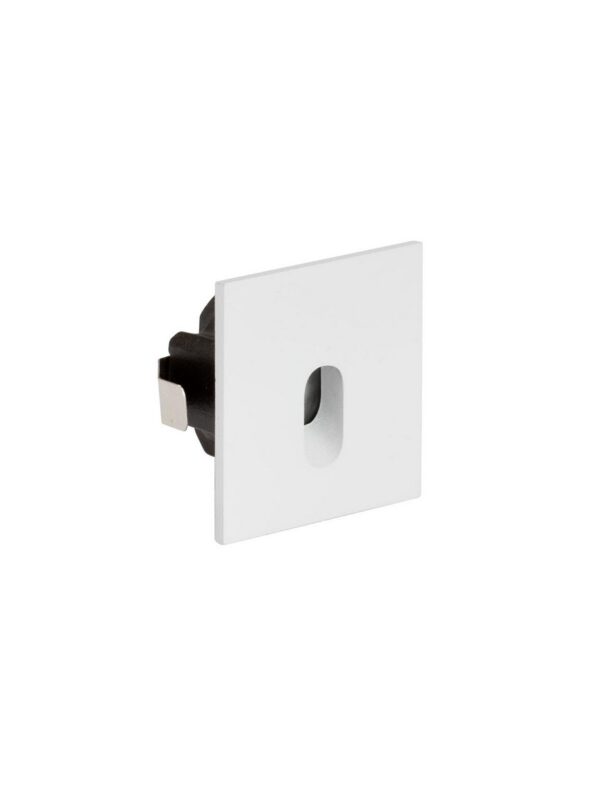 Oprawa schodowa nowoczesna Luces Exclusivas GOMERA, biała, LED 3 W 3000 K, szer. 2,6 cm – LE62499