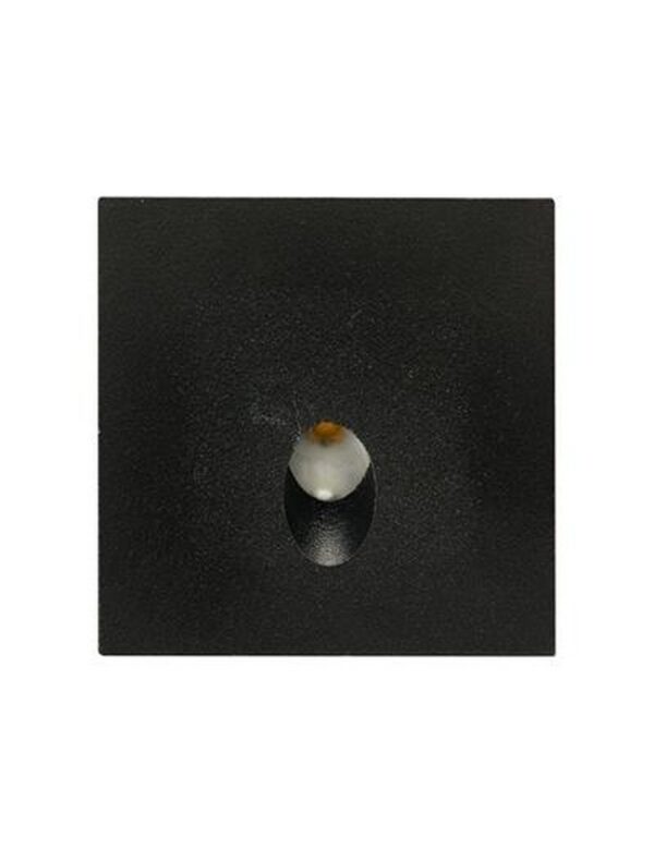 Oprawa schodowa minimalistyczna Luces Exclusivas GOMERA, czarna, LED 3 W 2700 K, Ø 4,2 cm – LE62503
