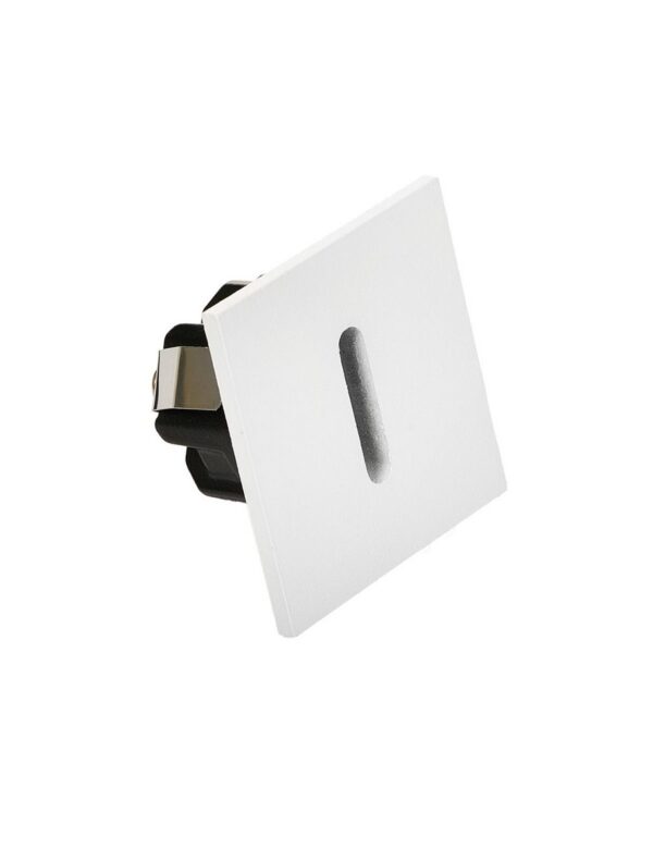 Oprawa schodowa minimalistyczna Luces Exclusivas GOMERA, biała, LED 3 W 2700 K, Ø 4,2 cm – LE62504