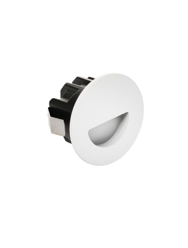 Oprawa schodowa minimalistyczna Luces Exclusivas GOMERA, biała, LED 3 W 2700 K, Ø 4,2 cm – LE62505