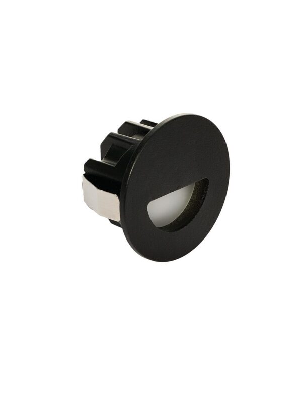Oprawa schodowa minimalistyczna Luces Exclusivas GOMERA, czarna, LED 3 W 2700 K, Ø 4,2 cm – LE62506